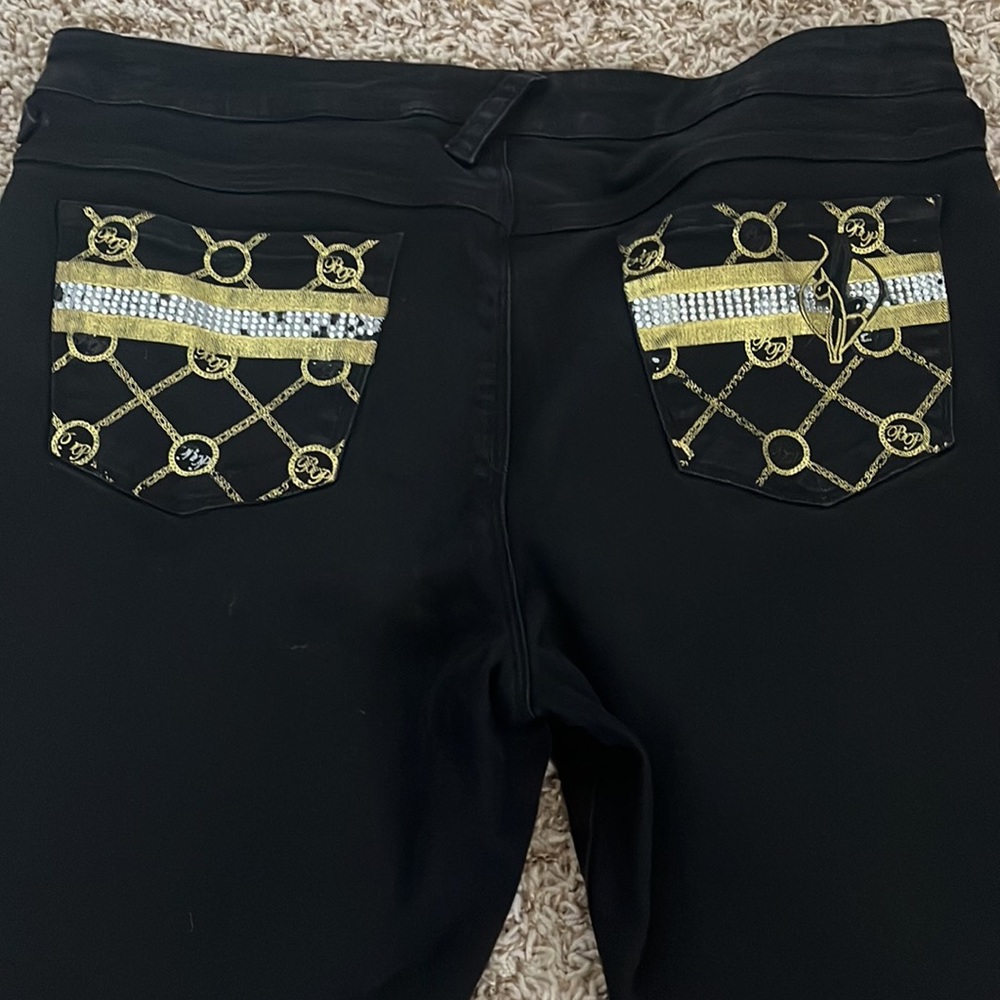 Vintage Y2K Black Baby Phat Jeans Juniors Size 11